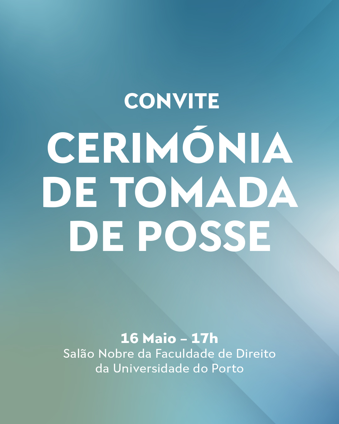 Tomada de Posse – Triénio 2025/2027